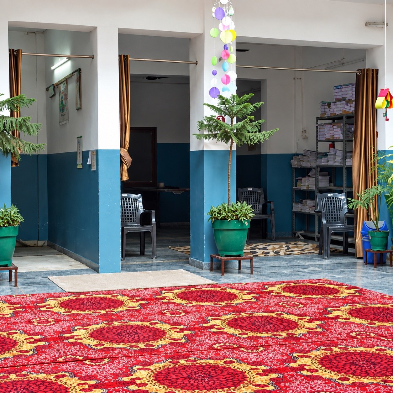 School Corridor & Reception Area