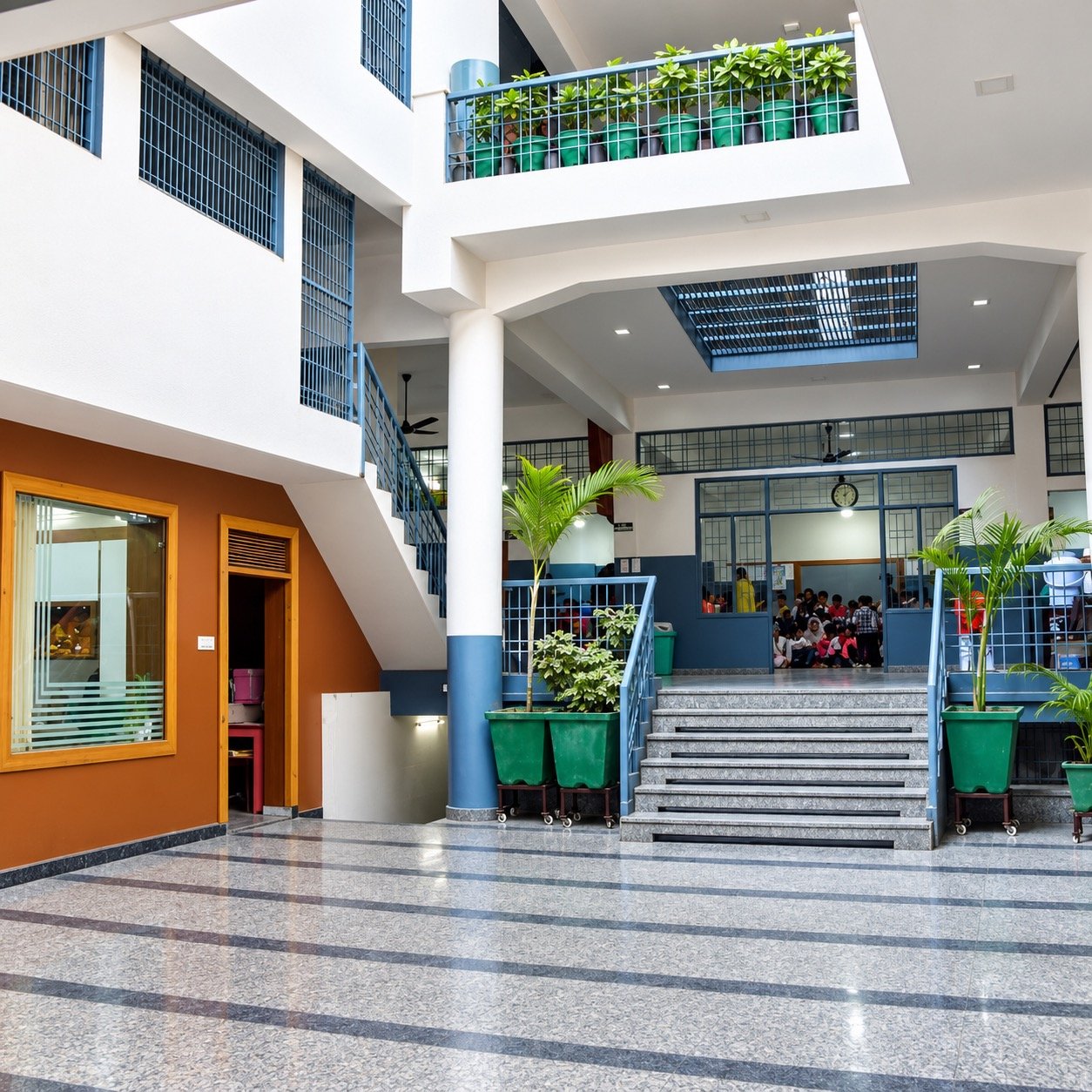 Main Building Atrium & Courtyard